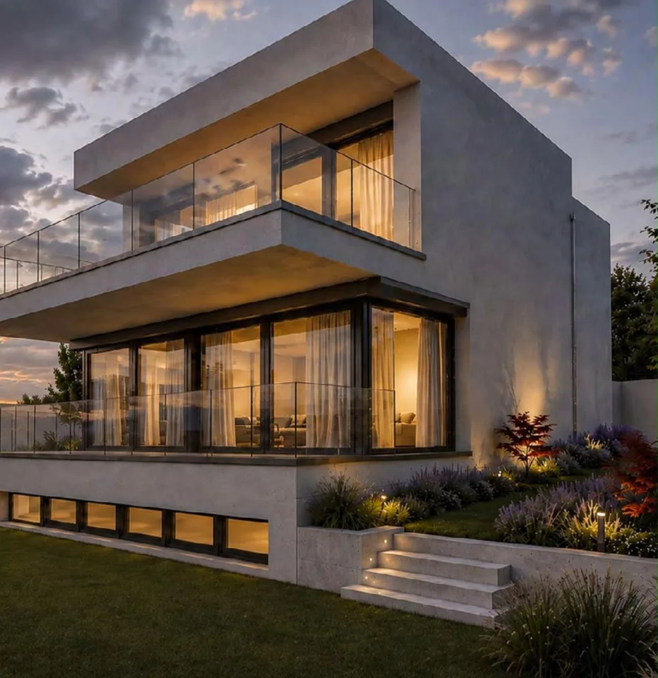 Villa Contemporanea in Fase di Costruzione con Vista Lago – photo 2 of 6