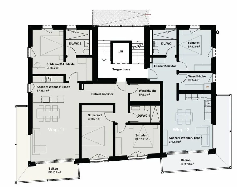 4.5-Zimmer Neubauwohnung Zweitwohnsitz – Foto 7 von 9