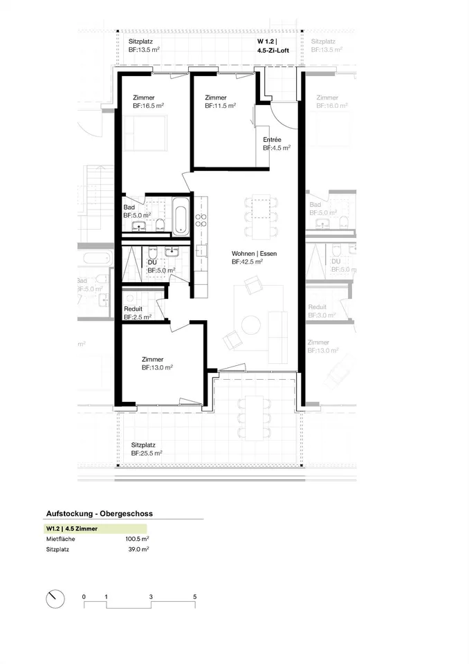 Appartement lumineux de 4,5 pièces dans la ville prisée de Stein am Rhein