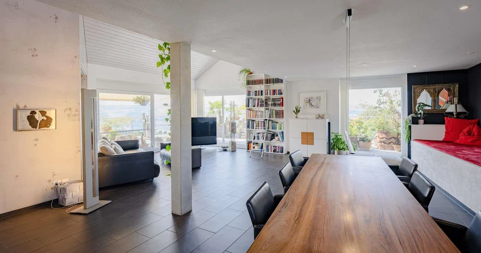Expansión céleste au-dessus du lac Seetal – Penthouse avec terrasse – photo 3 sur 8