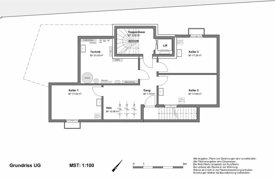 4.5 Zimmer-Wohnung mit sonnigem Garten und Carport – Foto 9 von 9
