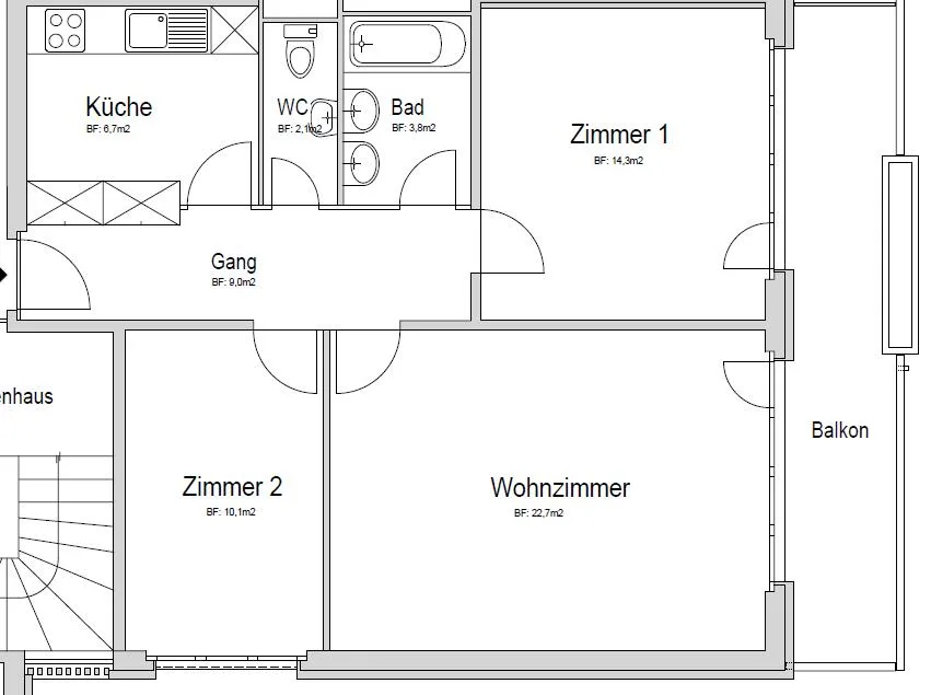 Charmante 3.0-Zimmer-Wohnung in Flawil zu vermieten