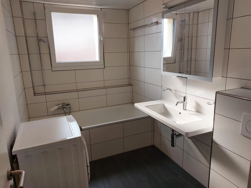 Geräumige 2.5 Zi.Wohnung mit charmantem Cheminée und grosser Terrasse