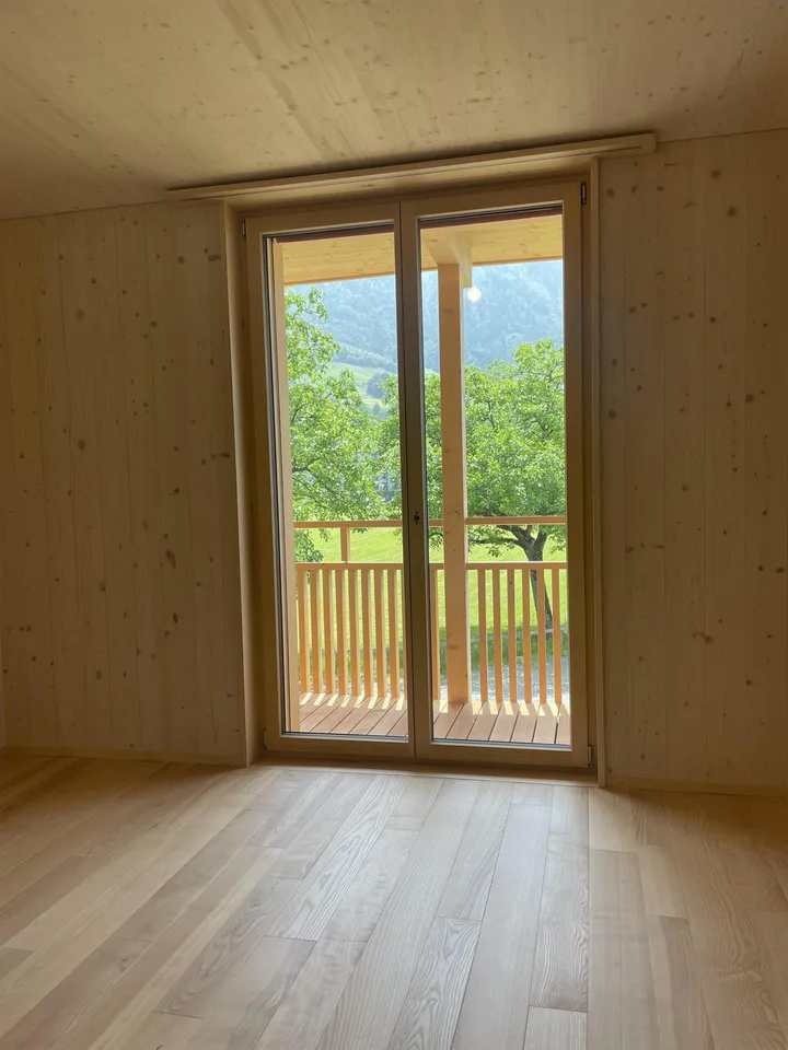 Wohnen im idyllischen Vollholzhaus