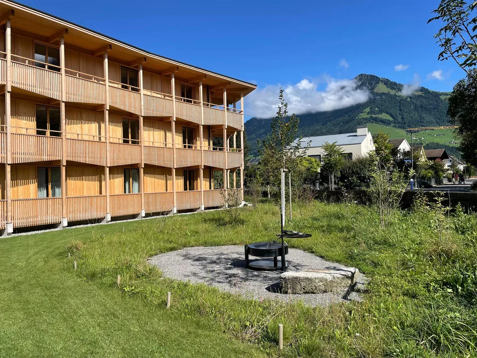 Wohnen im idyllischen Vollholzhaus
