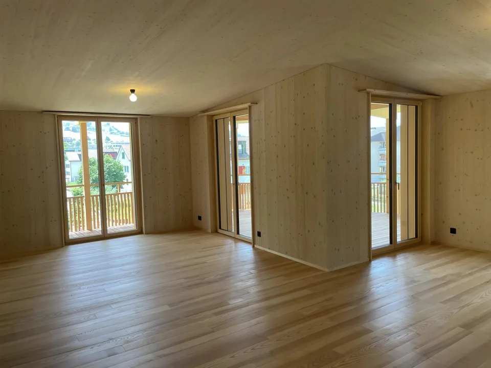 Wohnen im idyllischen Vollholzhaus