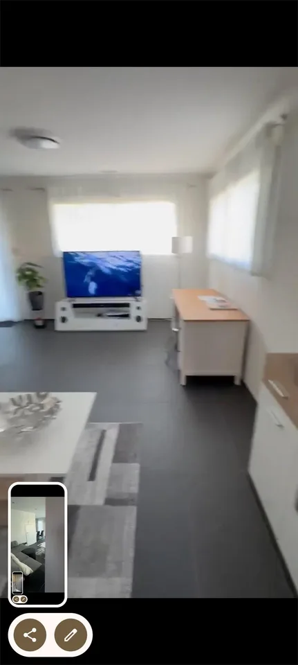 Parterrewohnung / Einliegerwohnung mit grossem Sitzplatz, Nähe Bahnhof