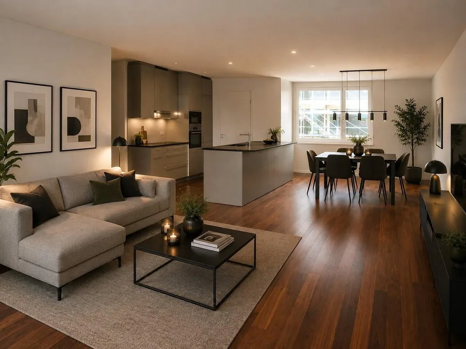 Moderne Wohnung mit herrlicher Aussicht