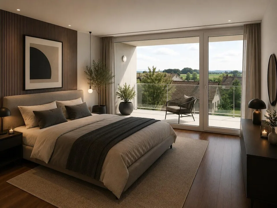 Moderne Wohnung mit herrlicher Aussicht