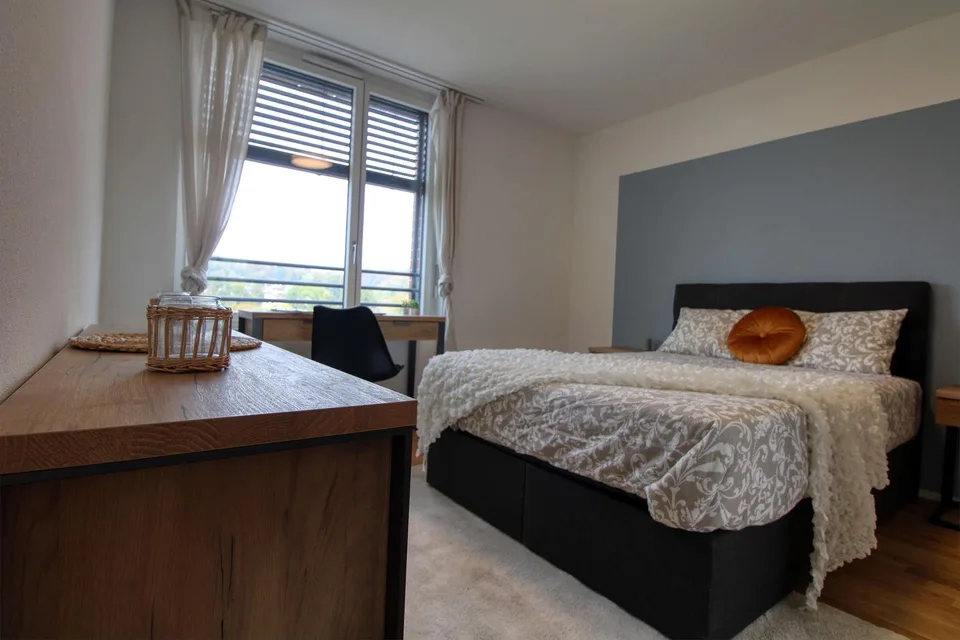 Appartement vivant spacieux à Crissier avec salle de bain privée en su