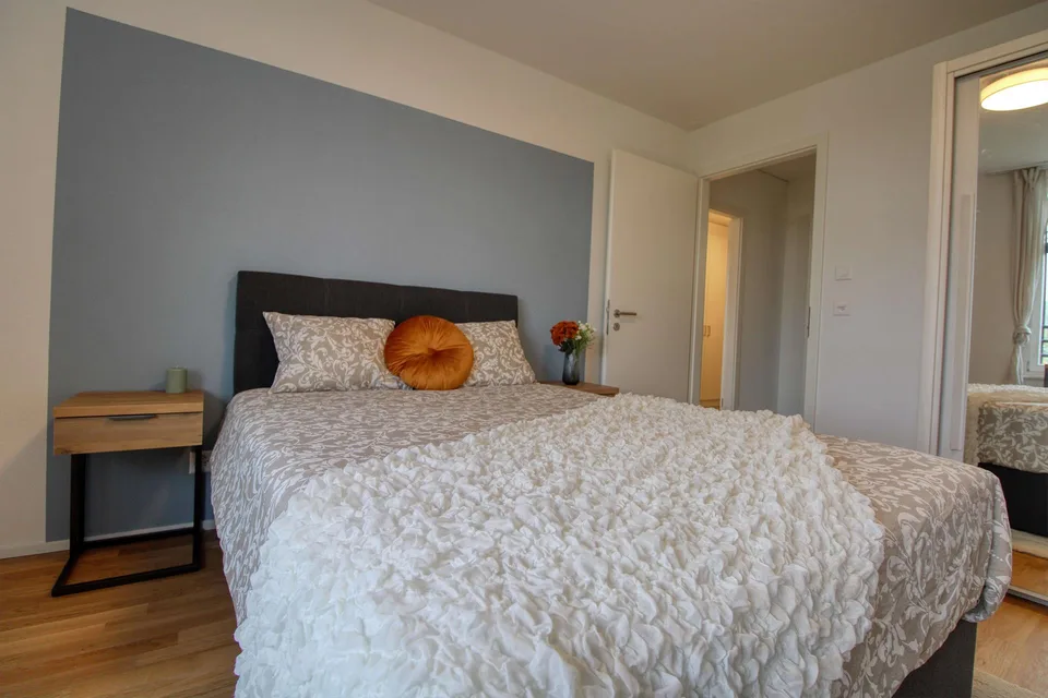 Appartement vivant spacieux à Crissier avec salle de bain privée en su