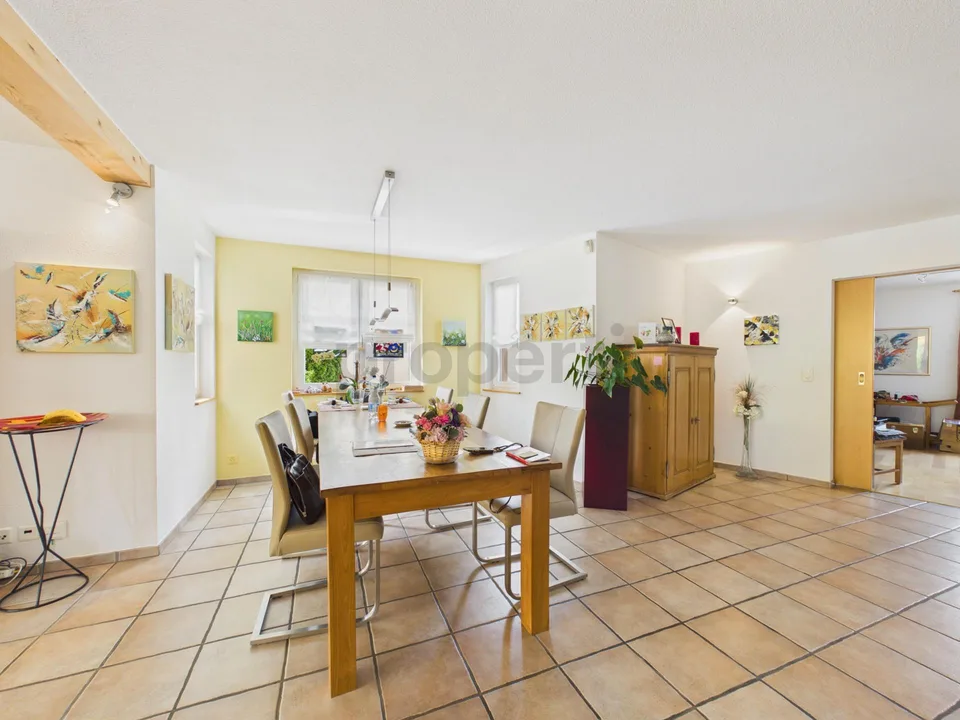 Grande giardino ad uso privato, terrazza di 250 m² e disposizione flessibile degli spazi (4.5 / 5.5 stanze)