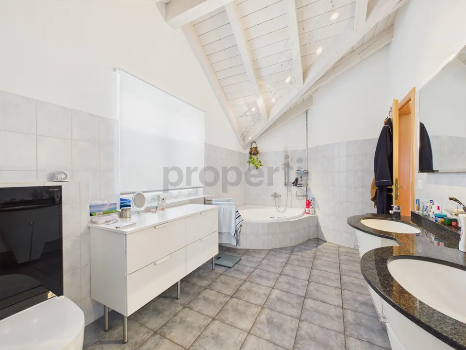 Grande giardino ad uso privato, terrazza di 250 m² e disposizione flessibile degli spazi (4.5 / 5.5 stanze)