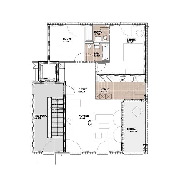 Moderne Wohnung auf der Allschwiler Höhe – foto 6 di 6