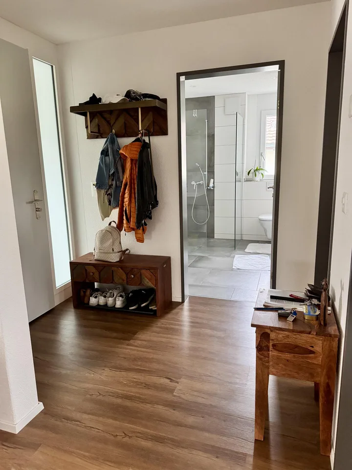 Neuwertige Wohlfühlwohnung, 3 1/2-Zi, mit 2 Balkonen und Rheinsicht