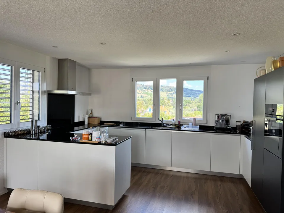Neuwertige Wohlfühlwohnung, 3 1/2-Zi, mit 2 Balkonen und Rheinsicht
