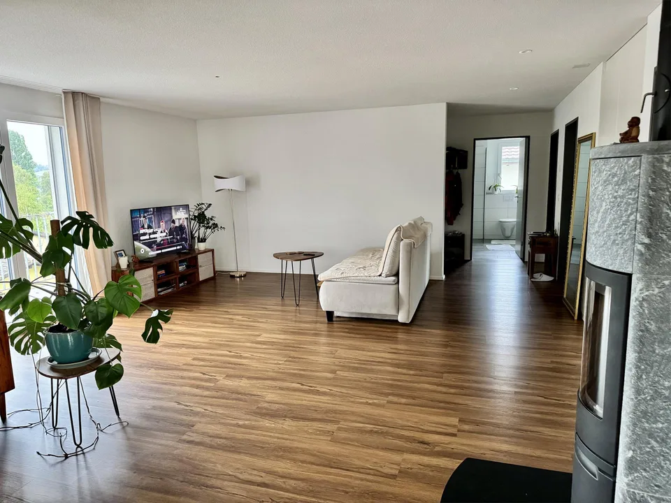 Neuwertige Wohlfühlwohnung, 3 1/2-Zi, mit 2 Balkonen und Rheinsicht