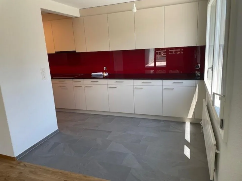 Grosse Wohnung mit neuer Küche