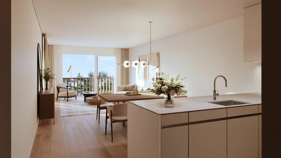 Appartement spacieux 3.5 pièces avec 98.1 m² et deux salles de bains – photo 4 sur 8