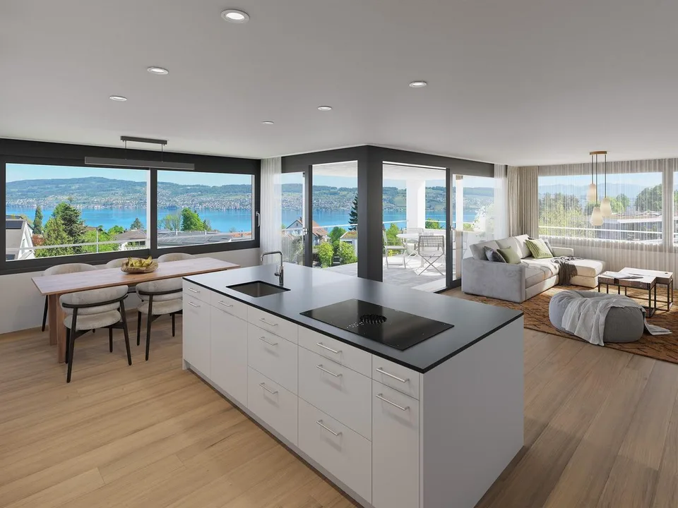 4.5-Zimmer-Wohntraum mit Seesicht - modern und hochwertig – Foto 3 von 5
