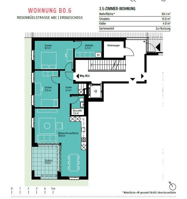 3.5 Zimmerwohnung mit Weitsicht