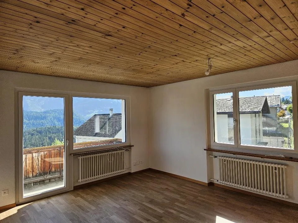 4 1/2 Zimmer, frisch renoviert, zentral, ruhig, wunderschöne Aussicht