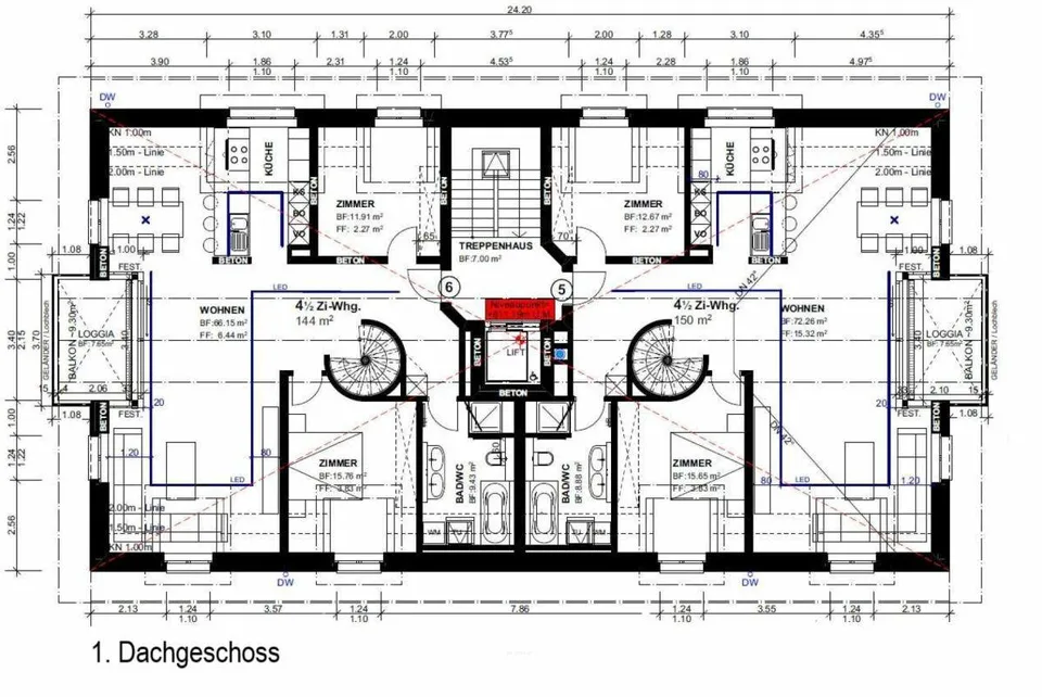 4.5 Zimmer Wohnung in Bronschhofen – Foto 5 von 11