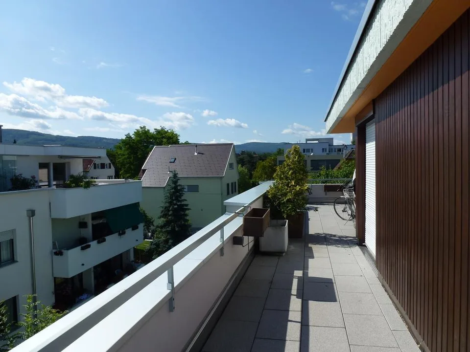 4-Zimmer-Attikawohnung mit grosser Dachterrasse in Reinach