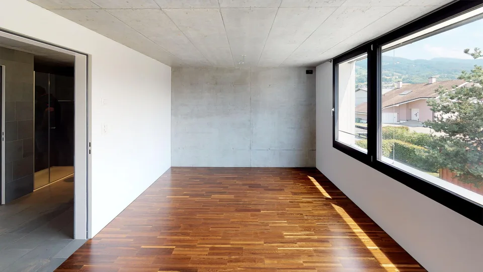 Modern 3.5 room attic apartment in Rebstein