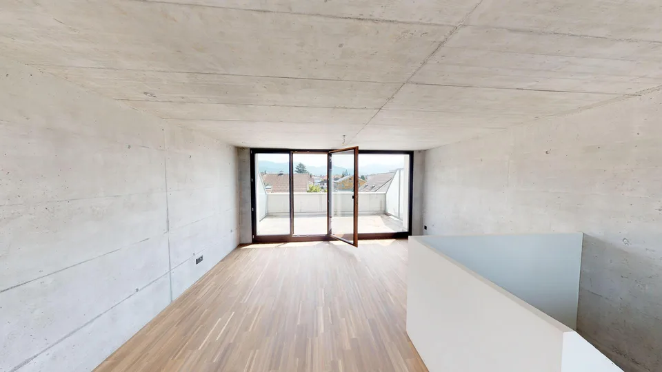 Modern 3.5 room attic apartment in Rebstein