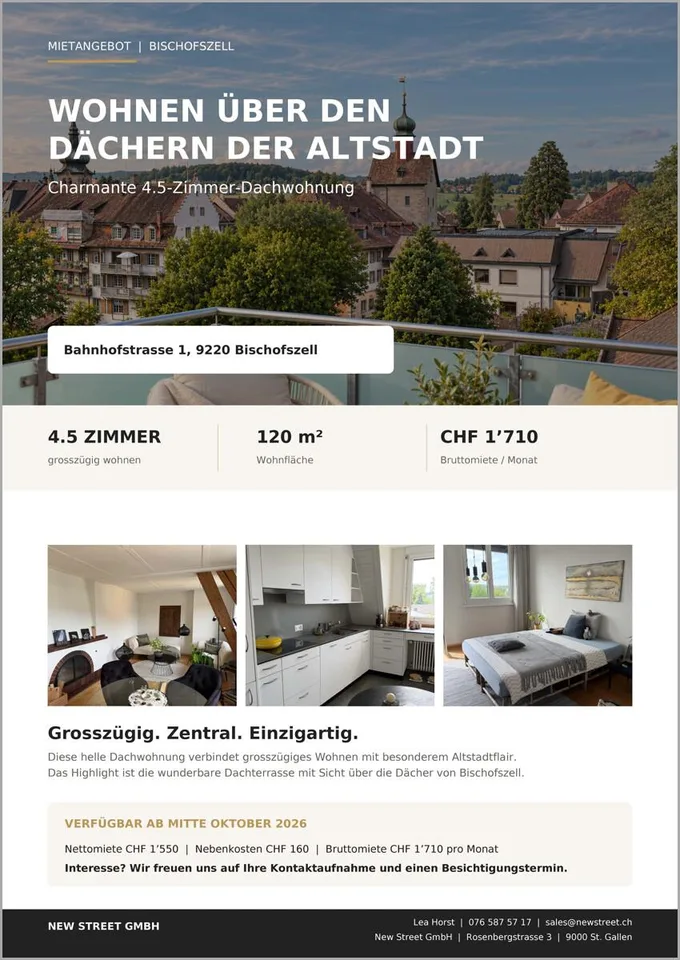 Wohnen über den Dächern der Altstadt