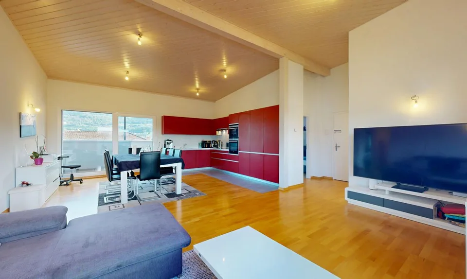 Large attic with 60m² terrace and mountain view. – photo 5 of 11
