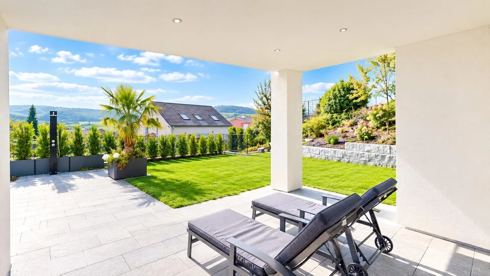 Lichtdurchflutetes 6,5 Zi-Family-Home mit Pool u. drei Garagen – foto 8 di 13