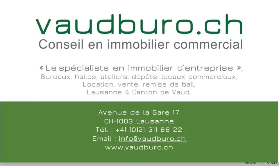 Vaud bureaux, locaux commerciaux, atelier, laboratoire, depots, Oue... – foto 10 di 10
