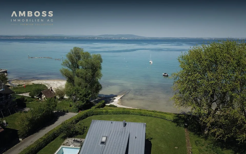 Wohnen am Bodensee: Haus mit Seeanstoss, Hafenanteil und Pool – Foto 4 von 12