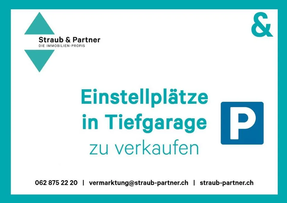 EINSTELLPLÄTZE IN NEUBAU-TIEFGARAGE ZU VERKAUFEN