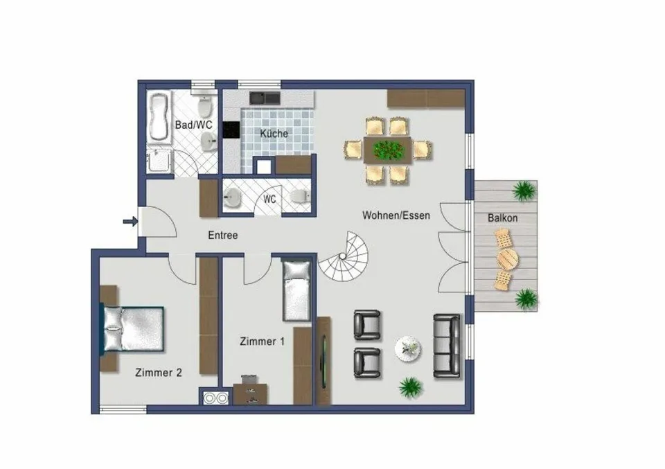 4.5 Zimmer Maisonette in Abtwil AG | UrbanHome