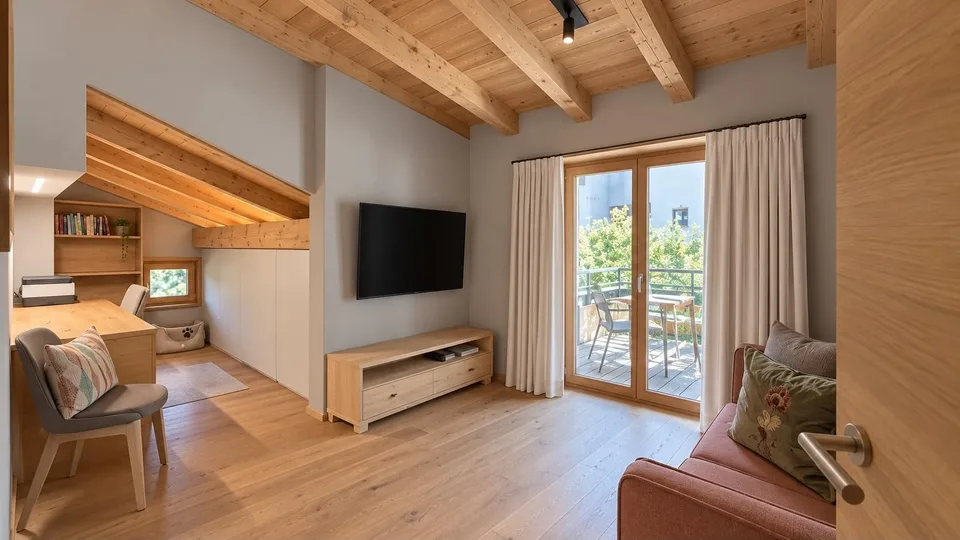 Exklusive 5.5 Zimmer Dachgeschosswohnung im Zentrum von Klosters