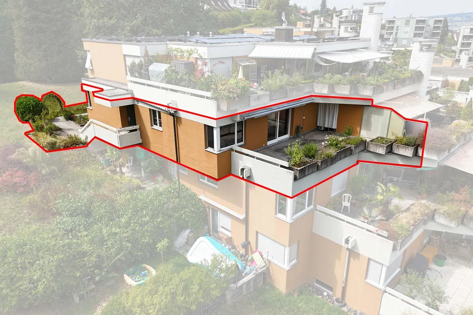 Traumhafte Terrassenwohnung mit unverbaubarer Sicht auf See und Berge – Foto 14 von 18