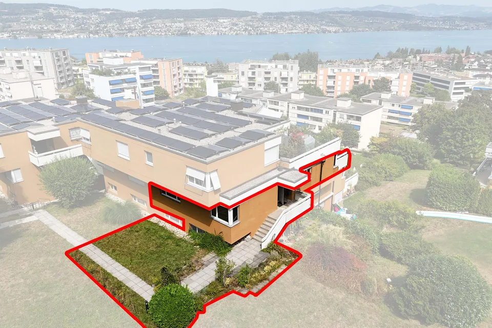 Traumhafte Terrassenwohnung mit unverbaubarer Sicht auf See und Berge – Foto 15 von 18
