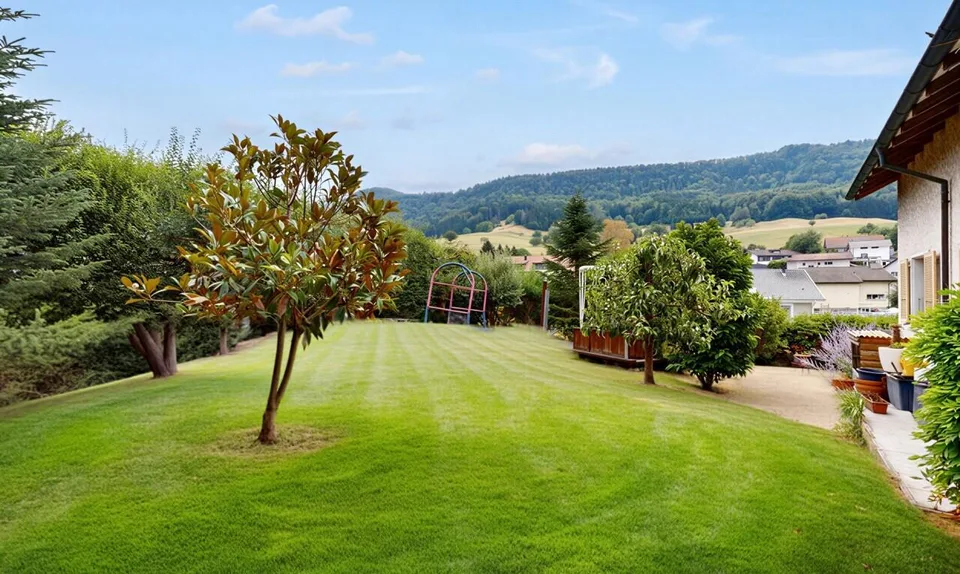 Freistehendes Einfamilienhaus mit herrlichem Garten und Grünsicht – Foto 9 von 11