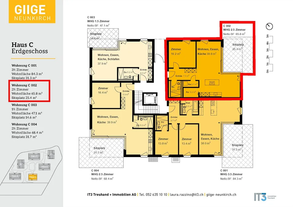 2.5 Zimmerwohnung in Neunkirch