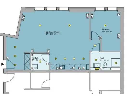 Moderne 2.5-Zimmerwohnung im alten Dorfkern