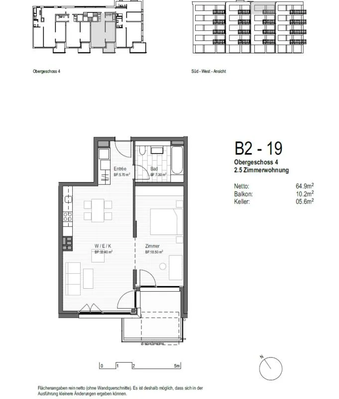 Helle 2.5 Zimmerwohnung in Burgdorf zu vermieten – Foto 11 von 11
