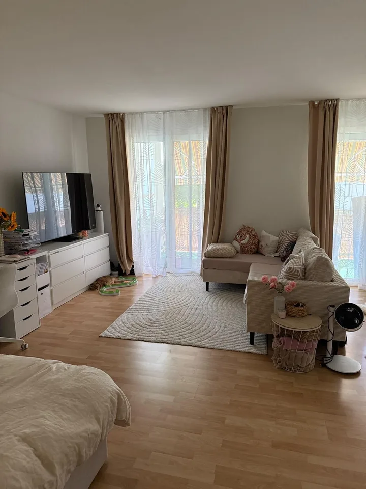 Schöne, grosszügige 1 1/2 Zimmer Wohnung im sonnigen Sax