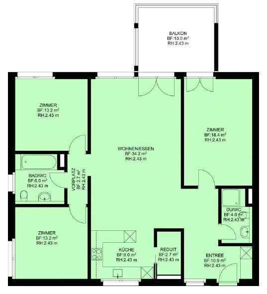 Wohnen und Wohlfühlen - 4.5-Zimmer-Wohnung in Rafz