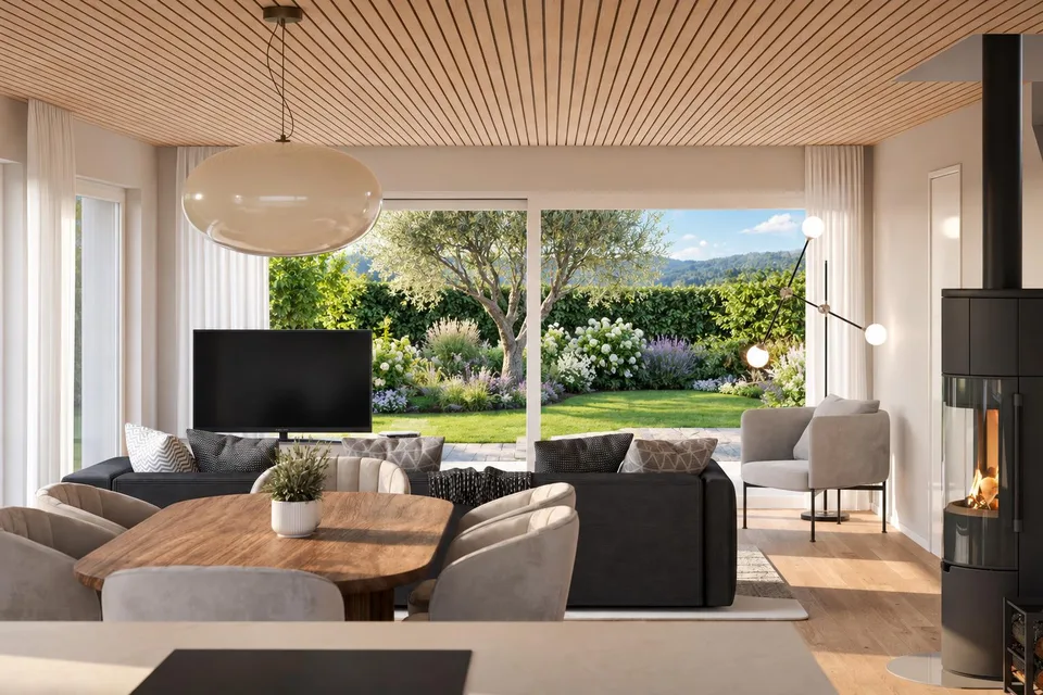 Maison mitoyenne moderne avec vue sur les Alpes – photo 2 sur 5