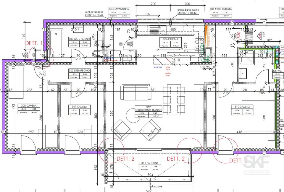 RIVERA - AFFITTASI 4.5 LOCALI CON TERRAZZA VETRATA