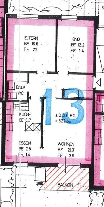 3.5 Zimmerwohnung in Tann / befristet bis 28.02.2030