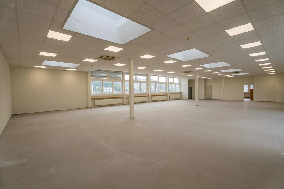 SUPERBE ESPACE DE BUREAU ET COMMERCIAL AVEC ATRIUM ET VUE À PRATTELN